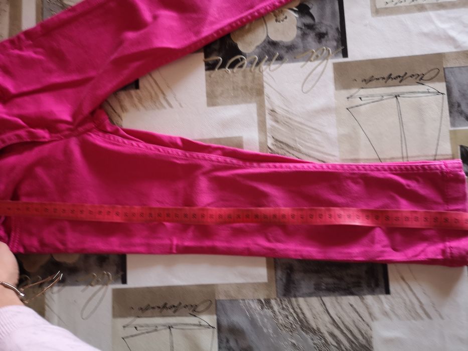 Blugi H&M,roz, 3-4 ani