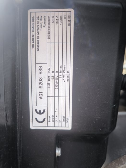 Generator curent AGT Honda , 8,25 kw cu 45 ore de functionare