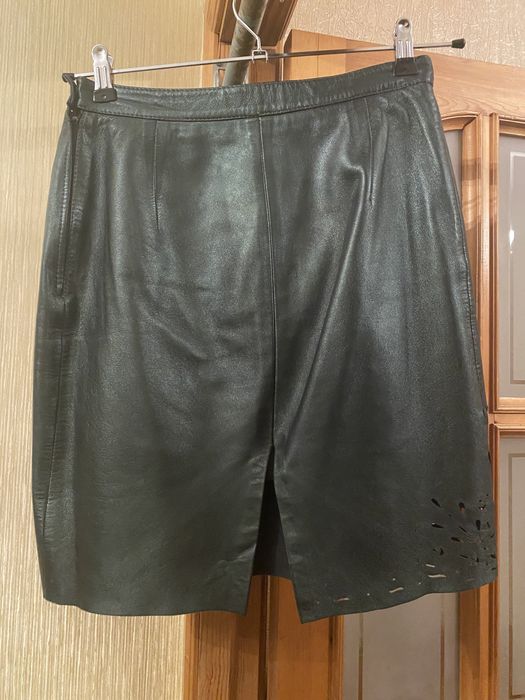 Кожаная юбка