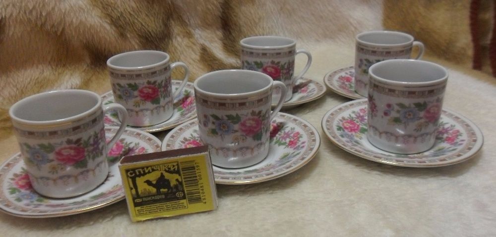 Сервиз. Шесть пар. Китай, 50-е  годы 20 века.