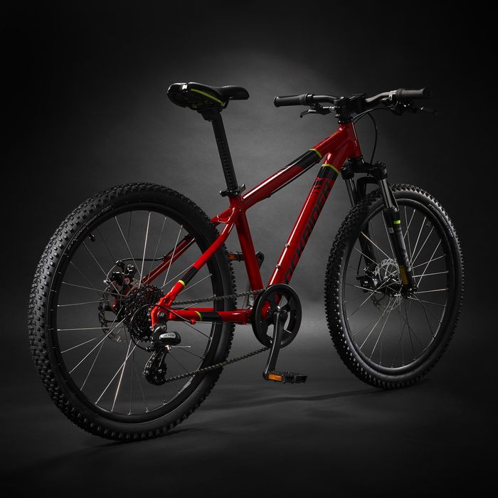 Bicicletă Mtb St 900 24" roșu copii 135-150 - (SecondHand) Decathlon