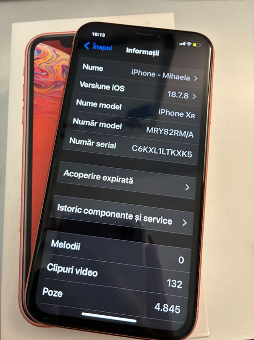 Iphone XR coral 64gb