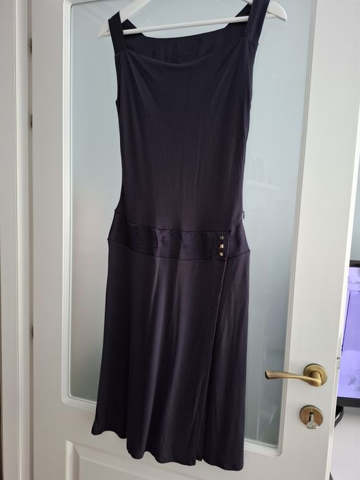 Rochie bleumarin Trussardi Jeans