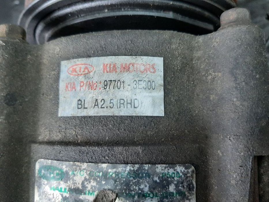 compresor clima ac 2.5 crdi d4cb kia sorento  euro 3  97701-3e300