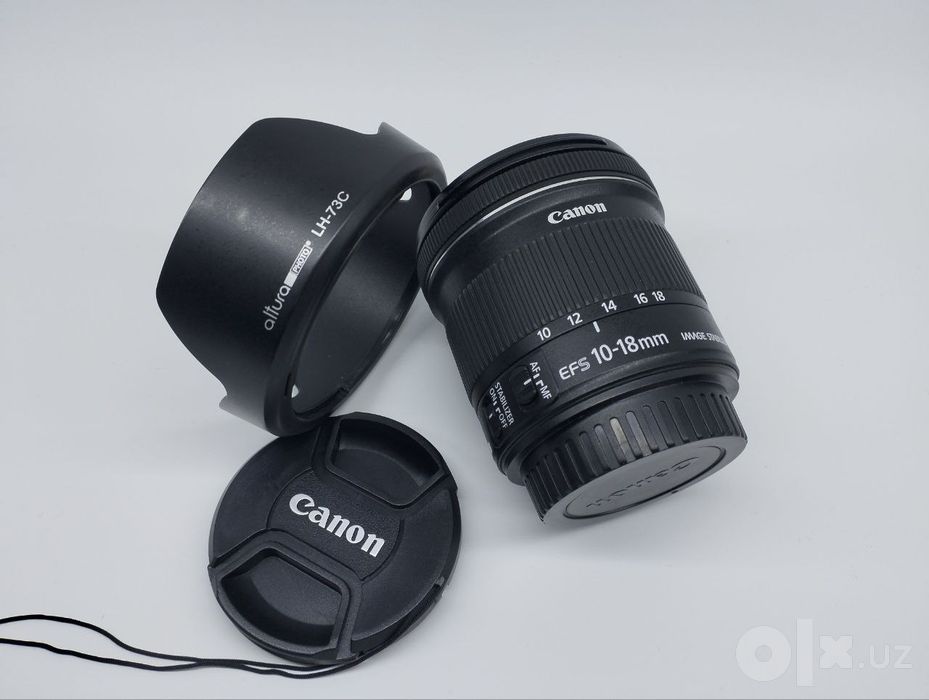 Canon 10-18mm, yangidek holatda