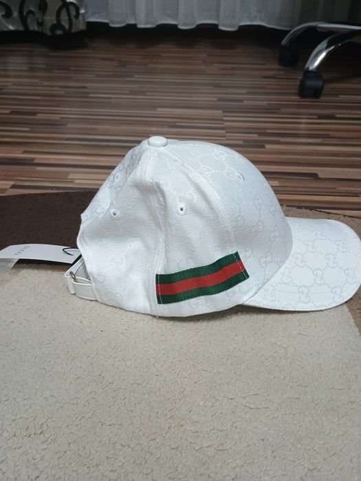 Șapcă Gucci Monogram - Albă (Nouă)