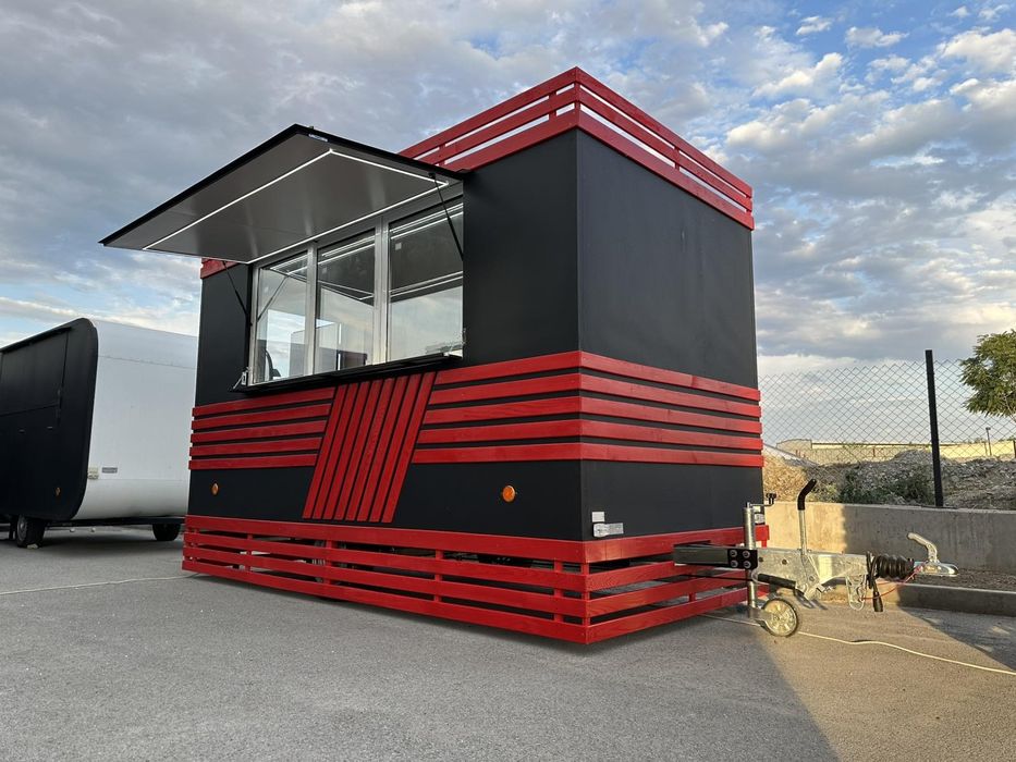 Търговска каравана за бързо хранене със спирачка 4*2*2.1