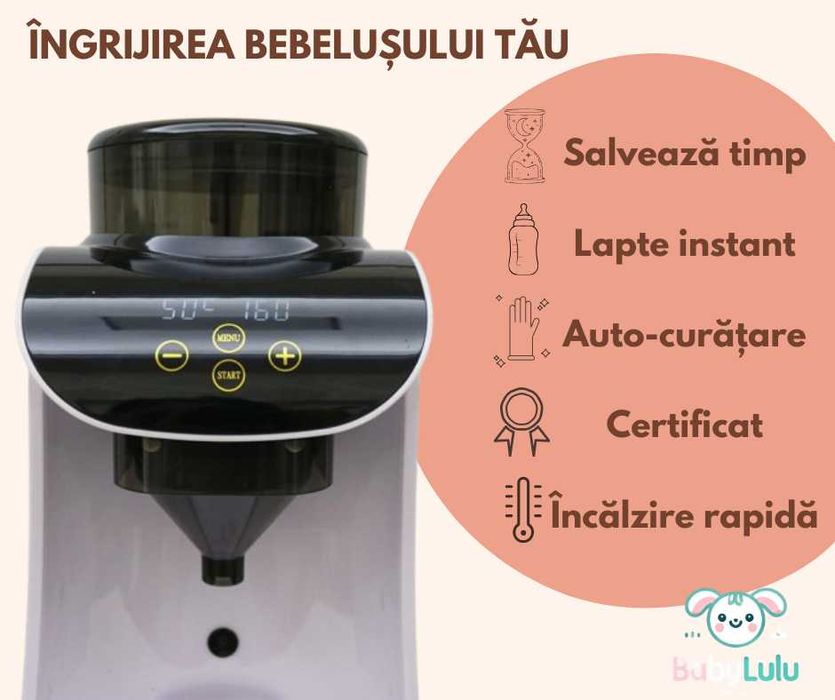 Espresor Lapte Praf pentru Bebeluși și Copii - BabyLulu+Cadou