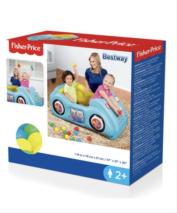 Masina gonflabila Fisher Price + CADOU aripioare sj colac
