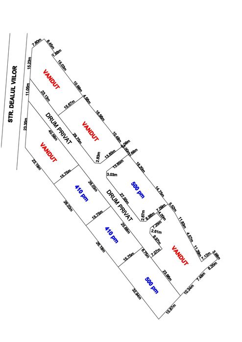 Teren Rezidențial Dealul Viilor  Proiect la Cheie Parcele 420-500 mp