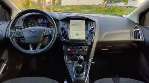Navigatie Android Ford Focus Mk3 Tip Tesla - Carplay / Android Auto , Android 15 , Ecran QLed