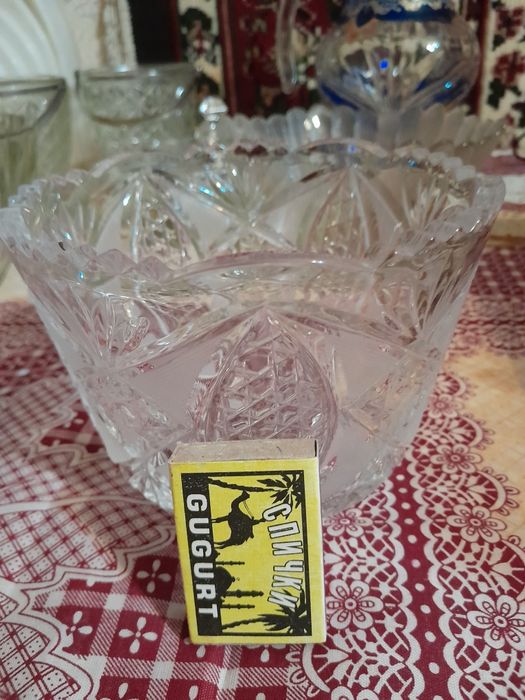 Салатник хрустальный. Конечная ХБК