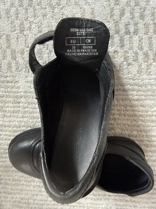 Туфли кожаные Zara