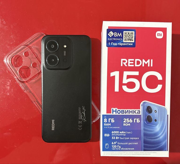 Redmi 15 c 8G 256G Qora