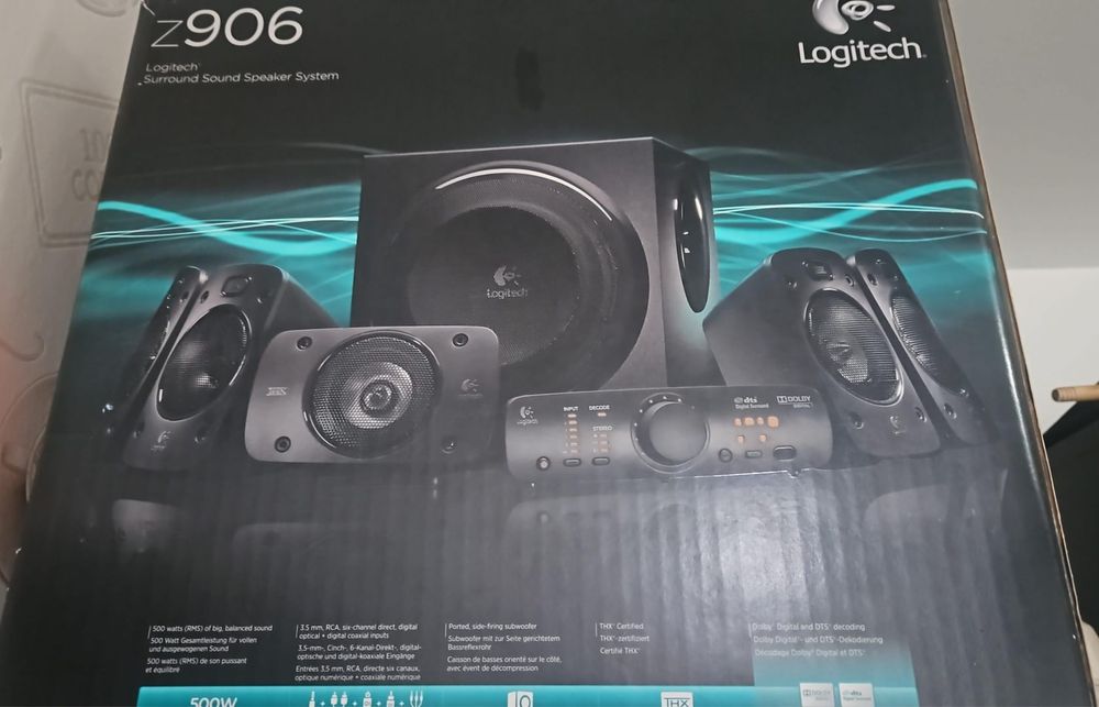 Sistem audio 5.1 Logitech Z906 – 500W RMS, THX, stare foarte bună
