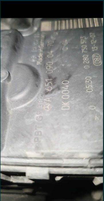 Дроселова клапа MERCEDES W204 W207 W212 ОМ651