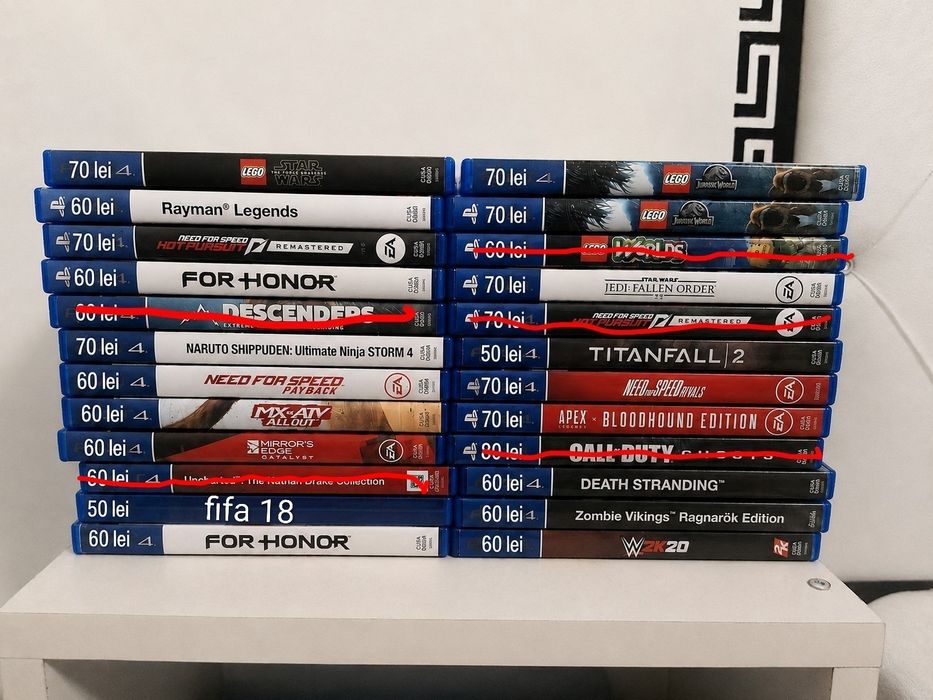 Vând lot jocuri PS4