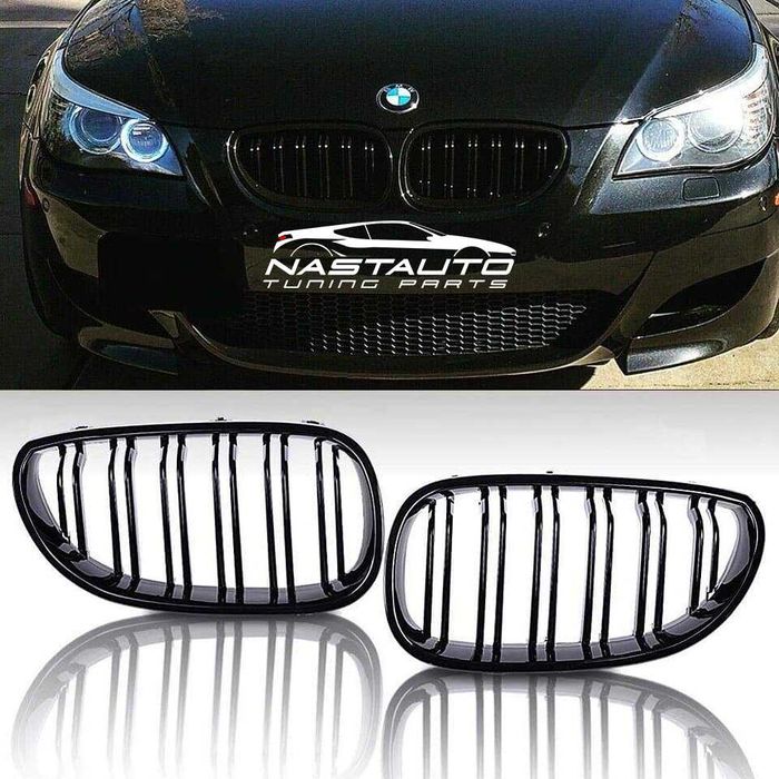 Решетки / бъбреци за BMW E60 – Piano Design –