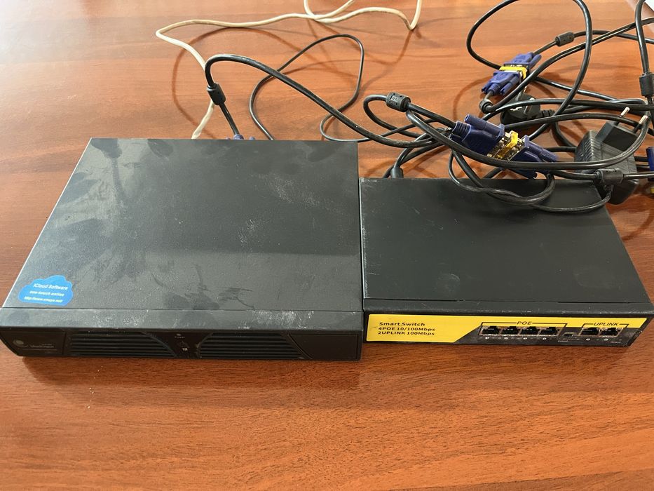 Комплект видеонаблюдения: DVR + PoE коммутатор