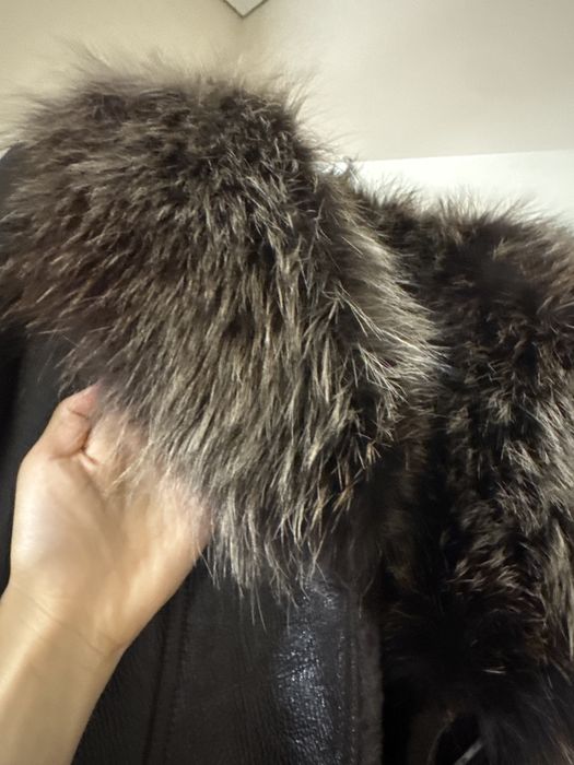 Дубленка зимняя теплая