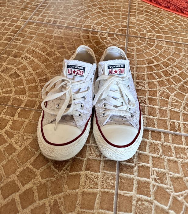 Converse originali albi model lejer de vara