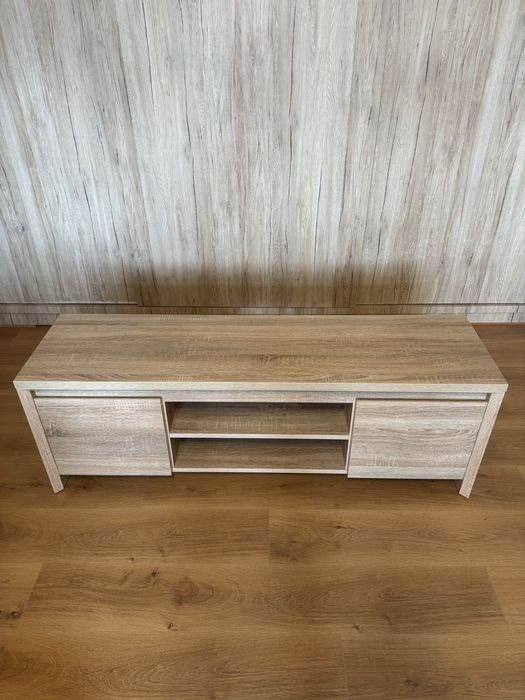 Vand Comodă TV HASLUND 2 uși stejar deschis