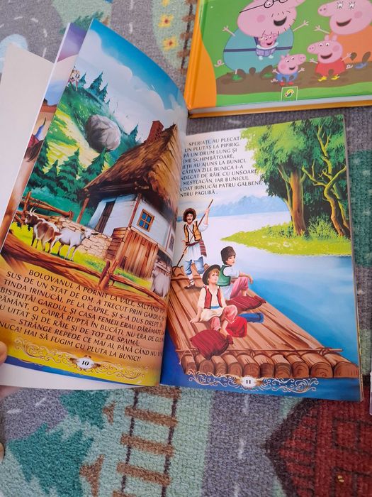Carte puzzle Pepa pig , povesti ,colorat