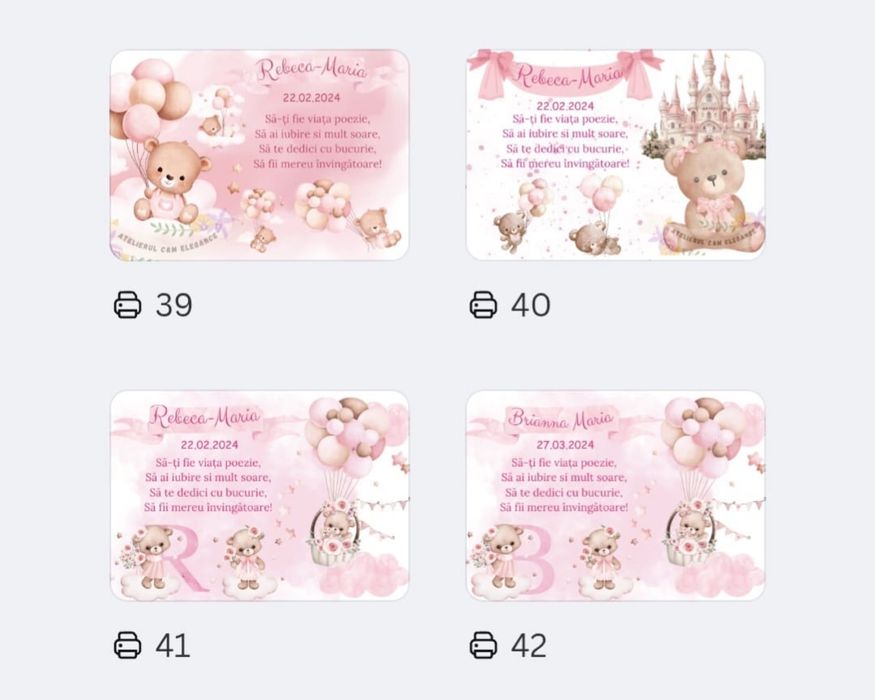 Set tavita mot personalizata asa cum doresti