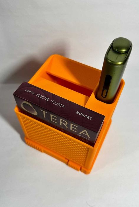 Scrumieră cu suport pentru pachet si IQOS Iluma One– printată 3D