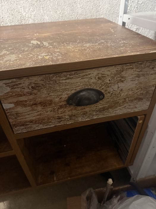 TV шкаф с винтидж/индустриален дизайн