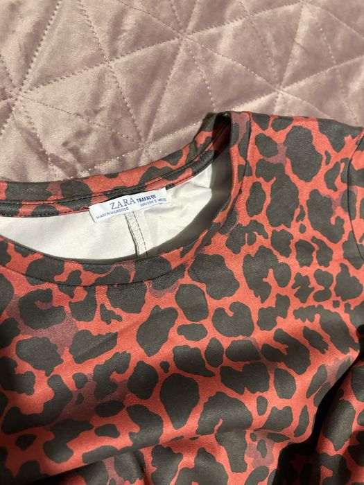Zara рокля с животински принт