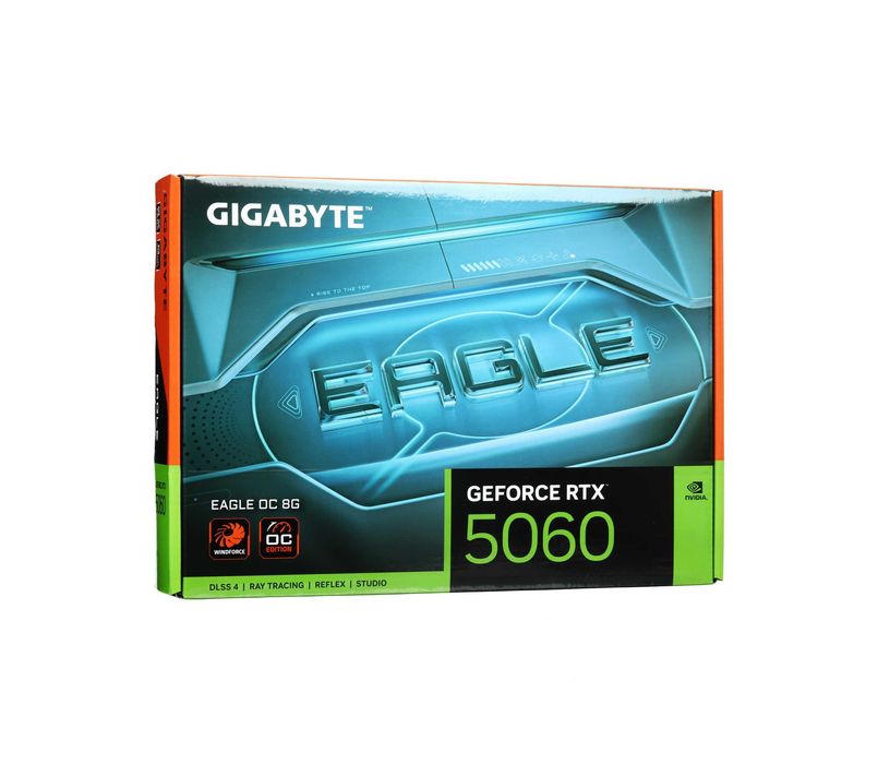 - Видеокарта Gigabyte RTX 5060 EAGLE OC 8GB (GV-N5060EAGLE OC-8GD)