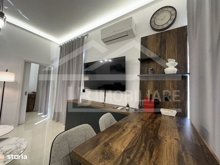 Apartament cu 2 camere, 52mp, terasa 20mp, parcare, lux, Zona Vivat