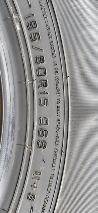 2 anvelope noi 195 80 15 dunlop grantrec M+S 2023
