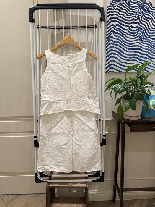 Сарафон benetton микрозамша б/у и платье Mexx