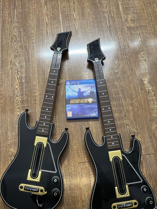 GUITAR HERO LIVE на пс4 вместе с гитарой