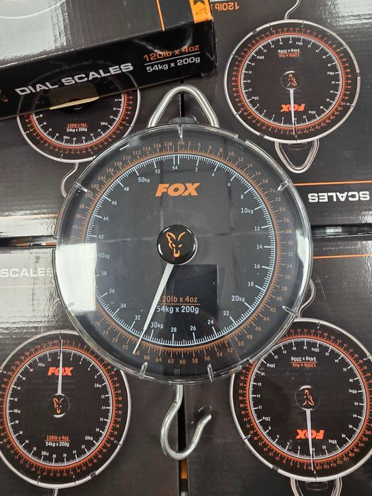 Кантар за риболов FOX Dial Scale 120Lbs 54kg