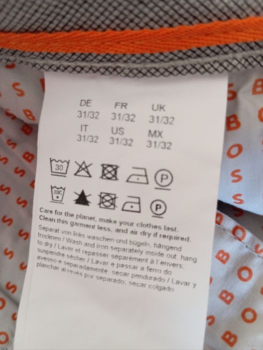 Pantaloni Boss Schino slim fit,Mărimea taliei 31,  piciorului 32