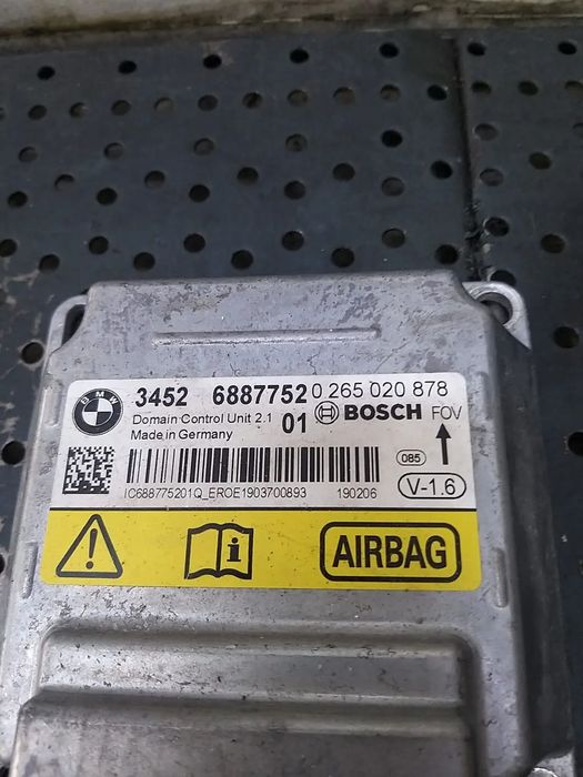 Modul calculator airbag bmw seria 1 f20 f21 34526887752 0265020878