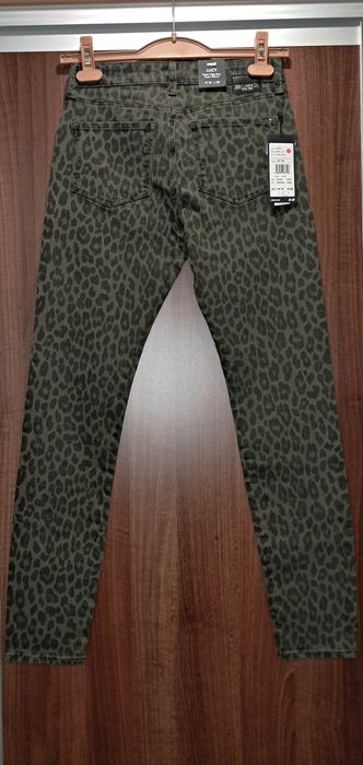Mavi Lucy Jeans Green Leopard