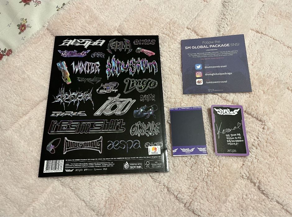 Два албума aespa к-поп