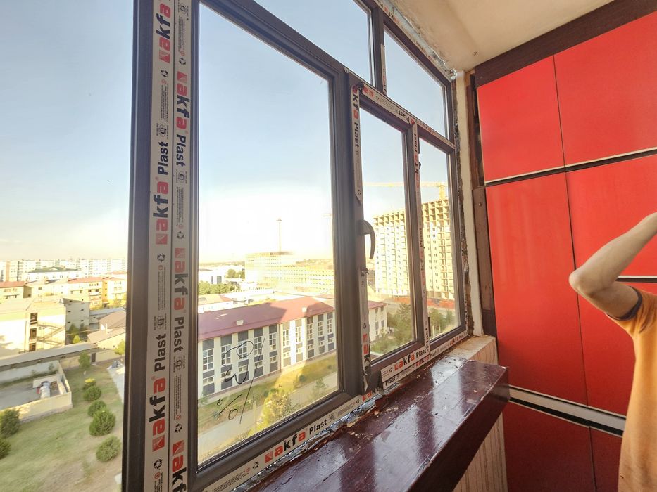 Окно двери витражи  акфа Эшик Ромлар