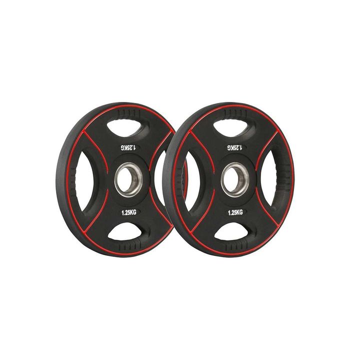 Комплект Щанга 120 кг 30 мм – Уретанови Дискове / Лост 200 см