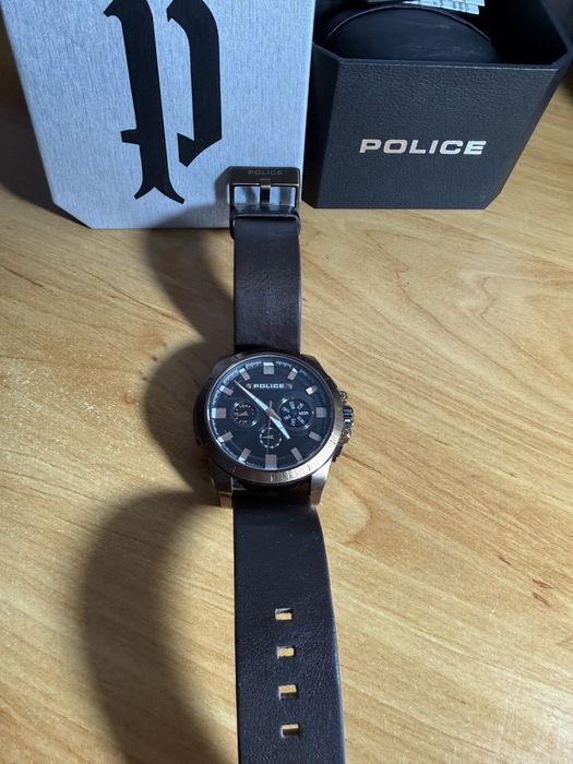 Ceas POLICE bărbați  Rose Gold & Black  Cutie originală