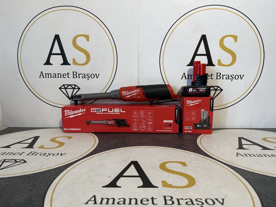 Clichet Milwaukee M12 FHIR38LR 75Nm + baterie 6Ah Nou