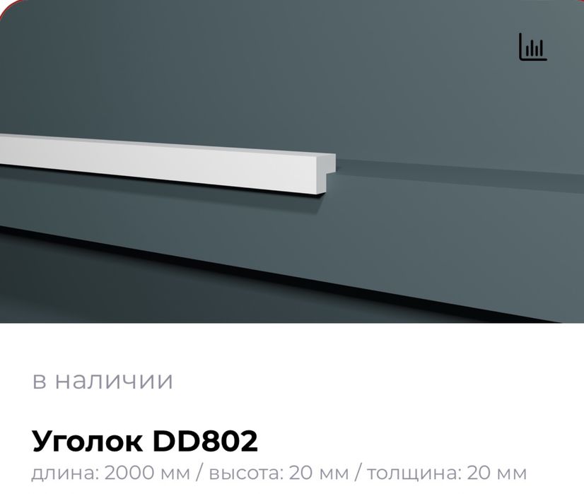 Уголки из Дюрополимера Decor Dizayn