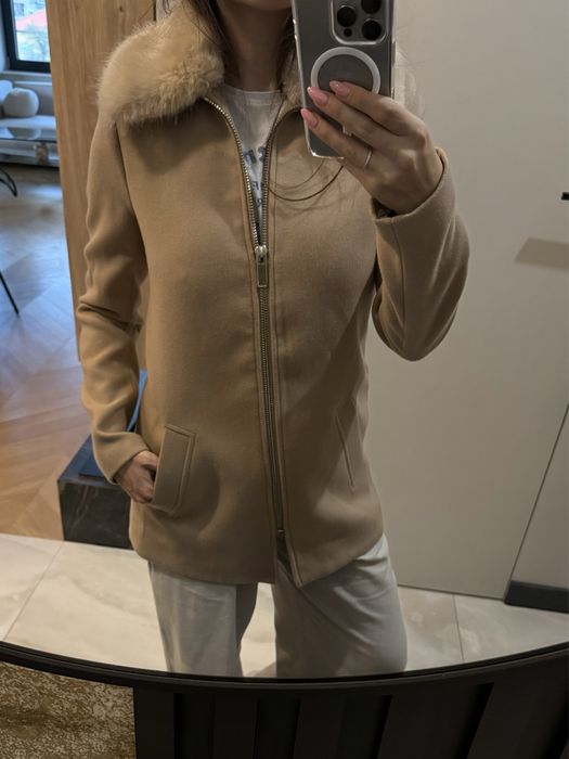 River island зимно бежово палто