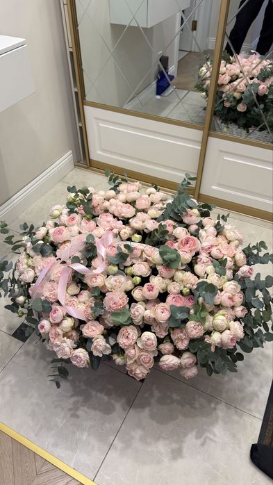 цветы корзина свежая