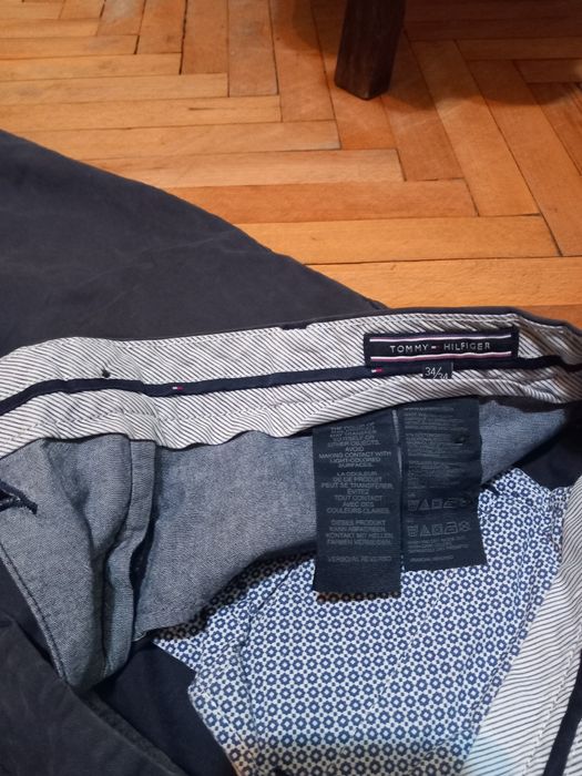 Панталон Tommy Hilfiger цвят син размер 34