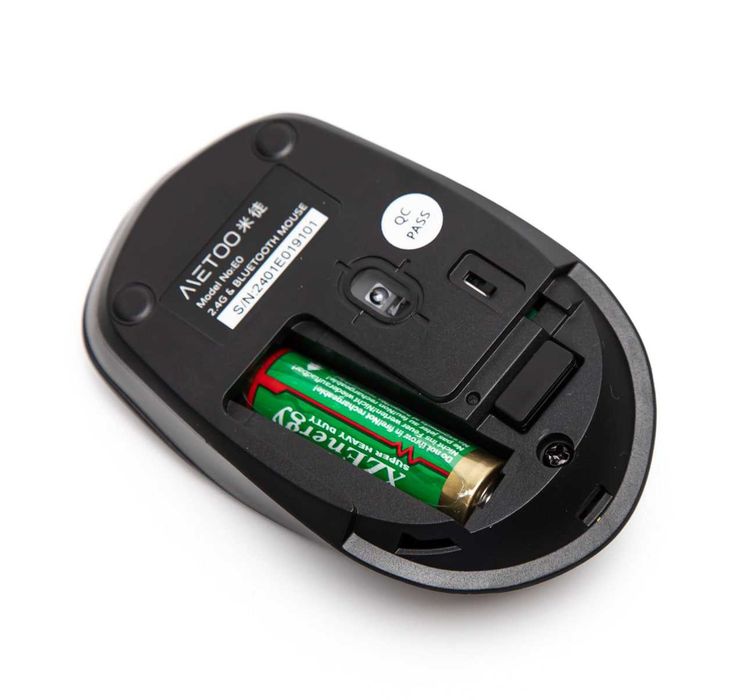Original METOO EOSE 2.4G Wireless Mouse – noutbuk va PK uchun ideal